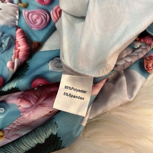 Festive Santa and Tree Christmas Holiday Sweater Sz XL NEW! - Picture 4 of 4